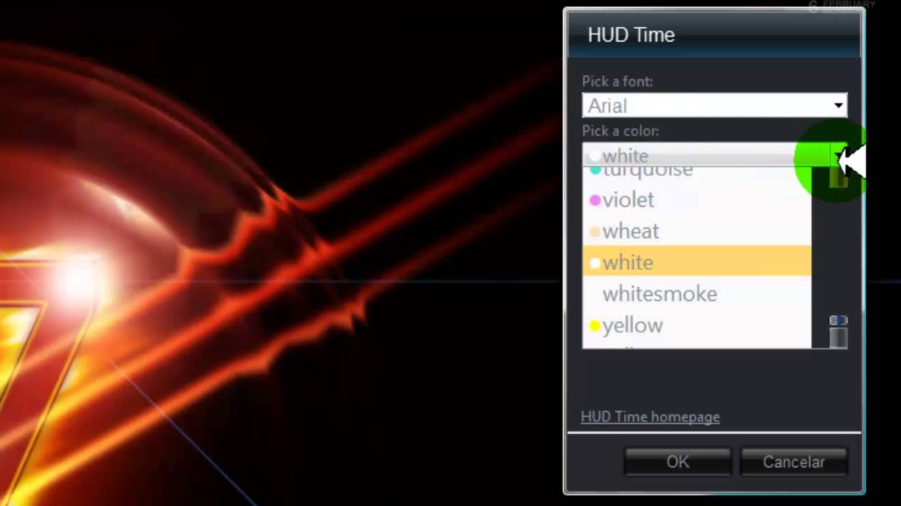 Relógio Digital no Desktop | HUD Time !