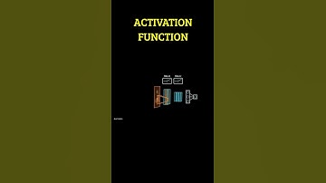 What is an ACTIVATION FUNCTION? #shorts #avecoders