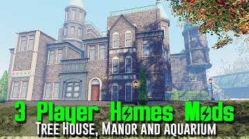 Fallout 4 - 3 UNIQUE PLAYER HOMES MODS - Tree House, Manor and Aquarium (XBOX/PS4/PC)