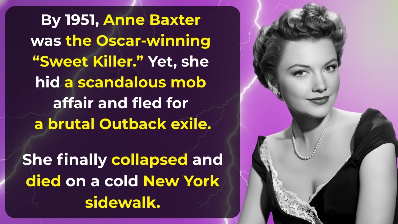 A NYC Curb, A Taxi & A Sudden Hemorrhage - The Tragic End of Anne Baxter