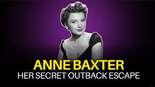 Famous A NYC Curb, A Taxi & A Sudden Hemorrhage - The Tragic End of Anne Baxter Wealth