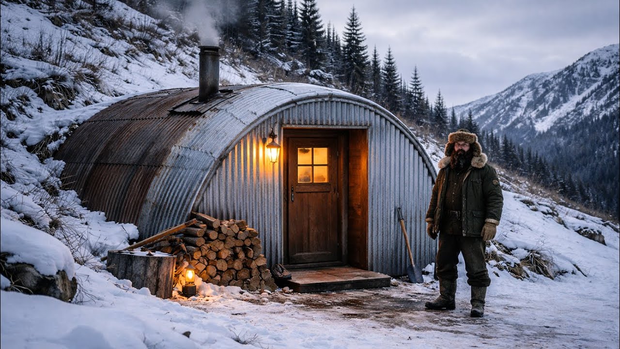 Everyone Laughed When He Built His Cabin Into a Hillside — Until Winter Couldn’t Freeze Him