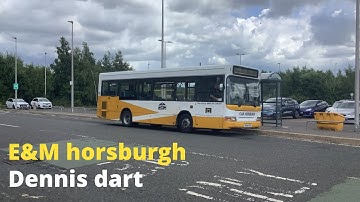 E&M horsburgh Dennis dart MPD (SN06 BSO) service:X40