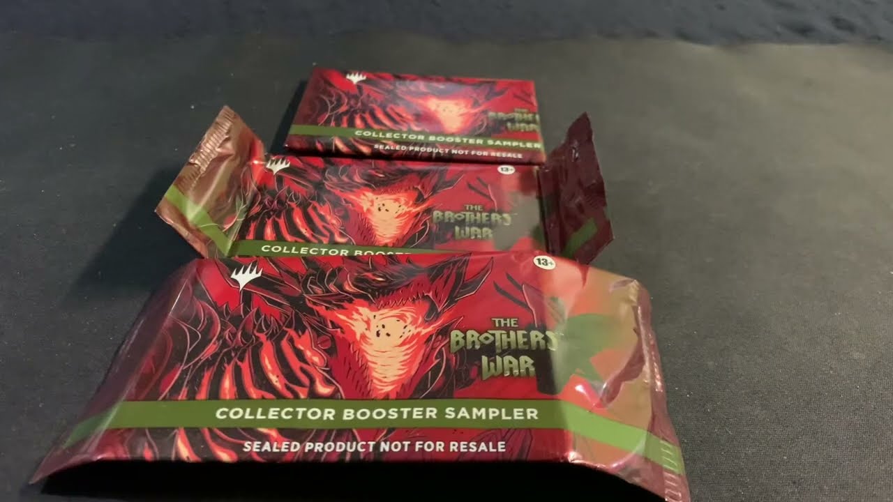 First taste! Brothers war collector booster sample pack #18 hitting a nice schematic for a change!