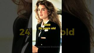 BROOKE SHIELDS DEVOLUTION (2023-1974) #shorts