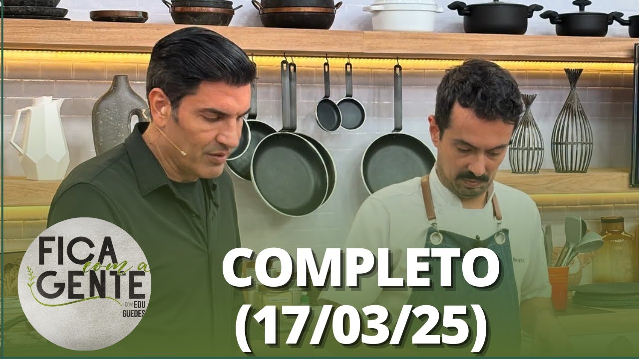 Fica com a Gente: Cheesecake de coco; Lasanha de panqueca e mais receitas (17/03/25) | Completo