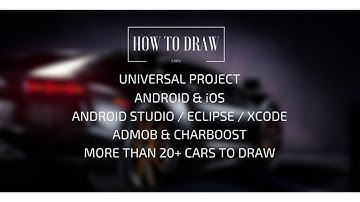 How To Draw - Cars | Android & iOS | Admob & Charboost | Easy Reskin | Codecanyon Scripts and