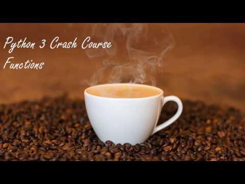 Python3 Crash Course: Functions
