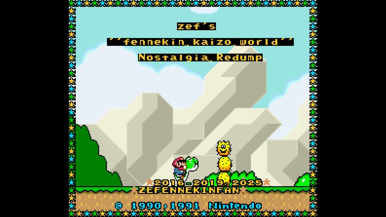 Скачать хак Nostaligia Redump SMW от Zef ''Fennekin Kaizo World''