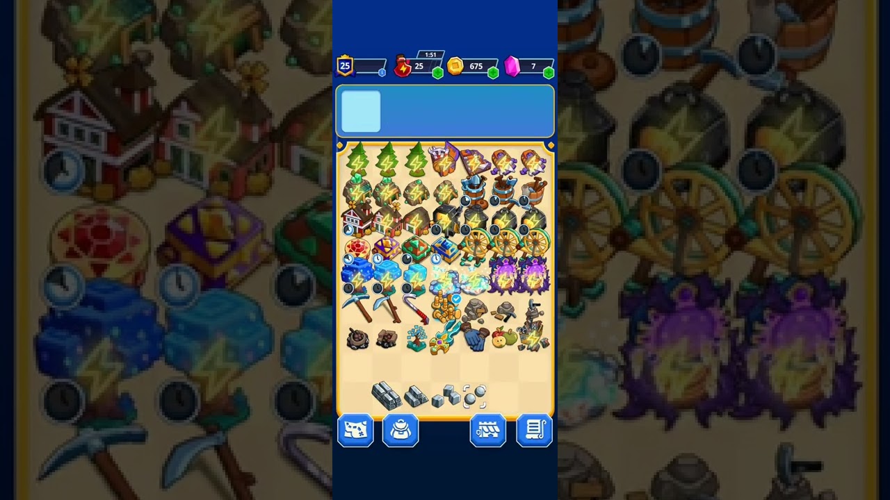 Medieval Merge - Iron Ingots Max Level