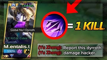 DYRROTH ULTIMATE = 1 KILL! THEY THINK I’M USING CHEAT!