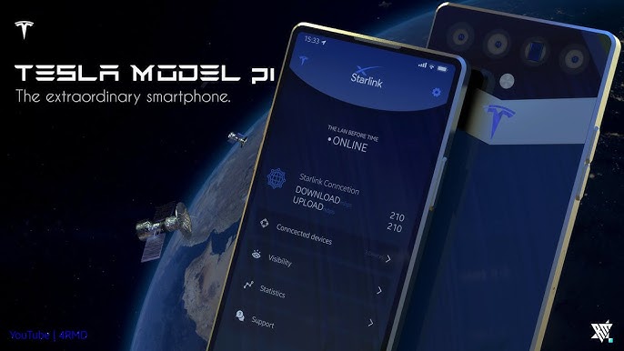 Tesla Model Pi (π) - Introduction (Concept) Trailer - Elon Musk phone.