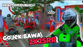 GOJEK REACTION BRINGING ZX25R❗️ TO SMK 1 PALU CITY SCHOOL || Indonesia Motovlog (15)