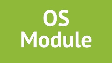 OS Module in Node.js  2019