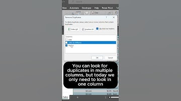 How to Remove Duplicates