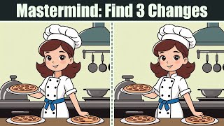 Spot The Difference : Mastermind - Find 3 Changes | Find The Difference #218