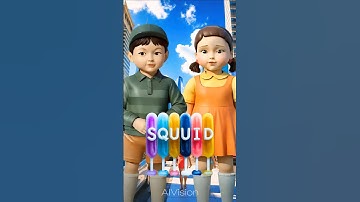 Squid Game AI Edible Slime Ice Lolly ASMR #squidgame #squidgame2 #squidgame3 #ai #asmr