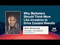 Why Marketers Should Think More Like Investors To Fuel Content Results [MozCon 2021] — Ross Simmonds
