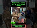 WHEN IT ALL KICKS OFF AT THE FAMILY DINNER #kickclips  #familyfun   #familydinner