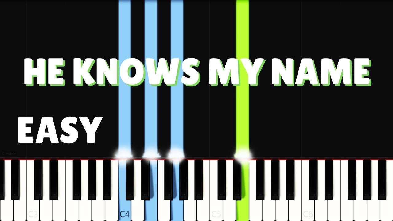 Maranatha Singers - He Knows My Name | EASY PIANO TUTORIAL by Synthly