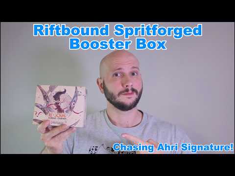 Ripping a Riftbound Spiritforged Booster Box to chase Signatures!