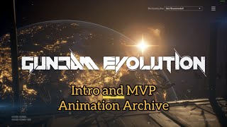 [Gundam Evolution] Intro and MVP Animation Archive