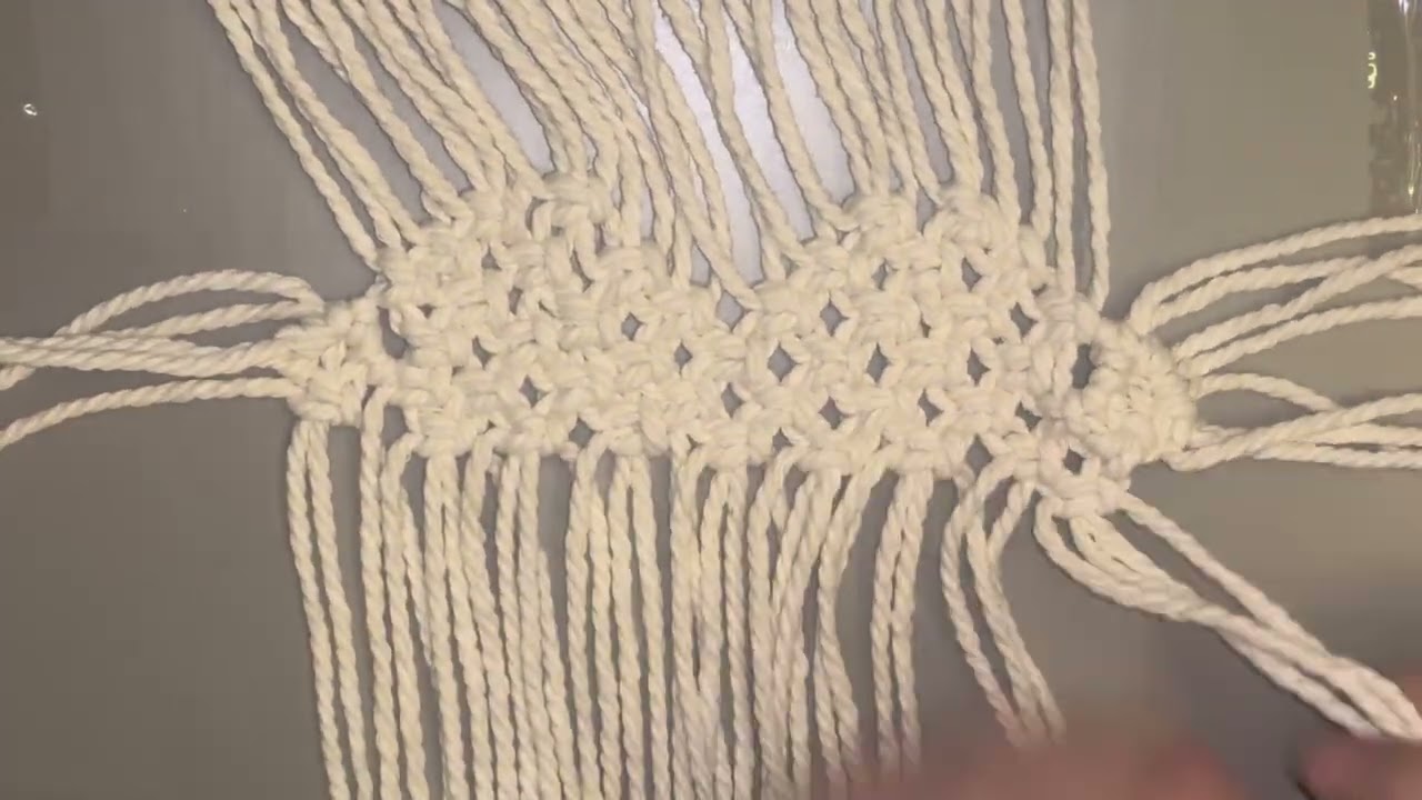 Heart-Shaped Macramé Coaster | Step-by-Step Tutorial 