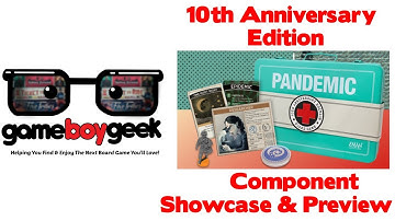 10th Anniversary Pandemic Components Showcase & Preview with the Game Boy Geek