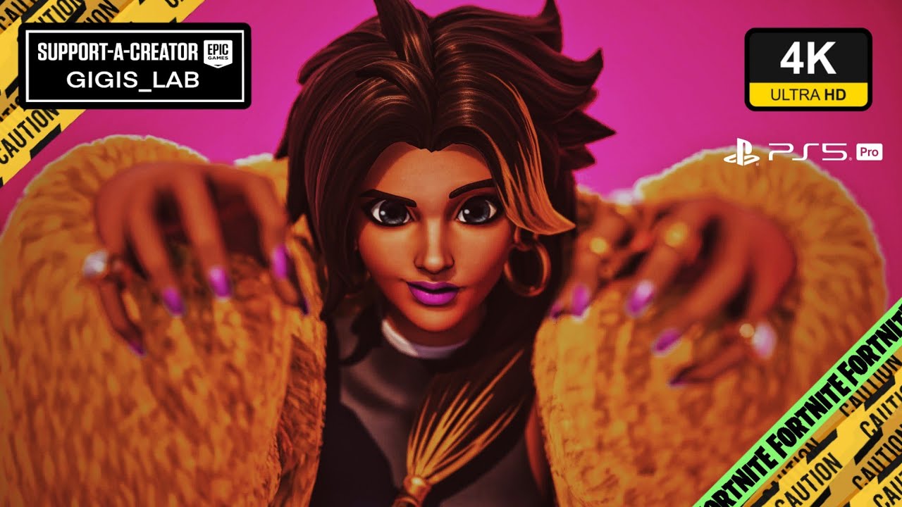 FORTNITE PAZ THE WICKED Skin Showcase Before You Buy PS5 PRO Gameplay Review 4K HDR