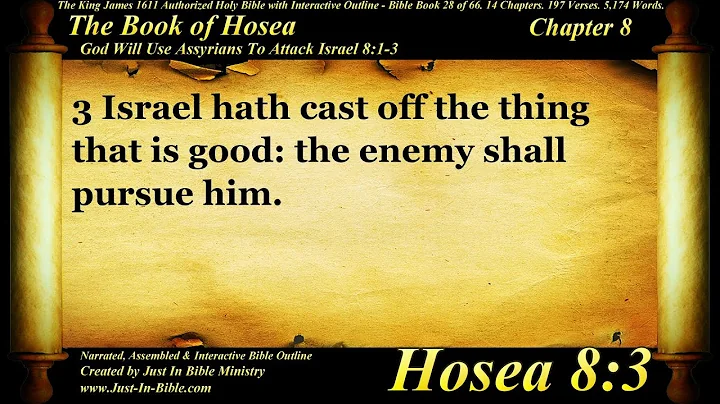 Bible Book #28 - Hosea Chapter 8 - The Holy Bible KJV Read Along Audio/Video/Text