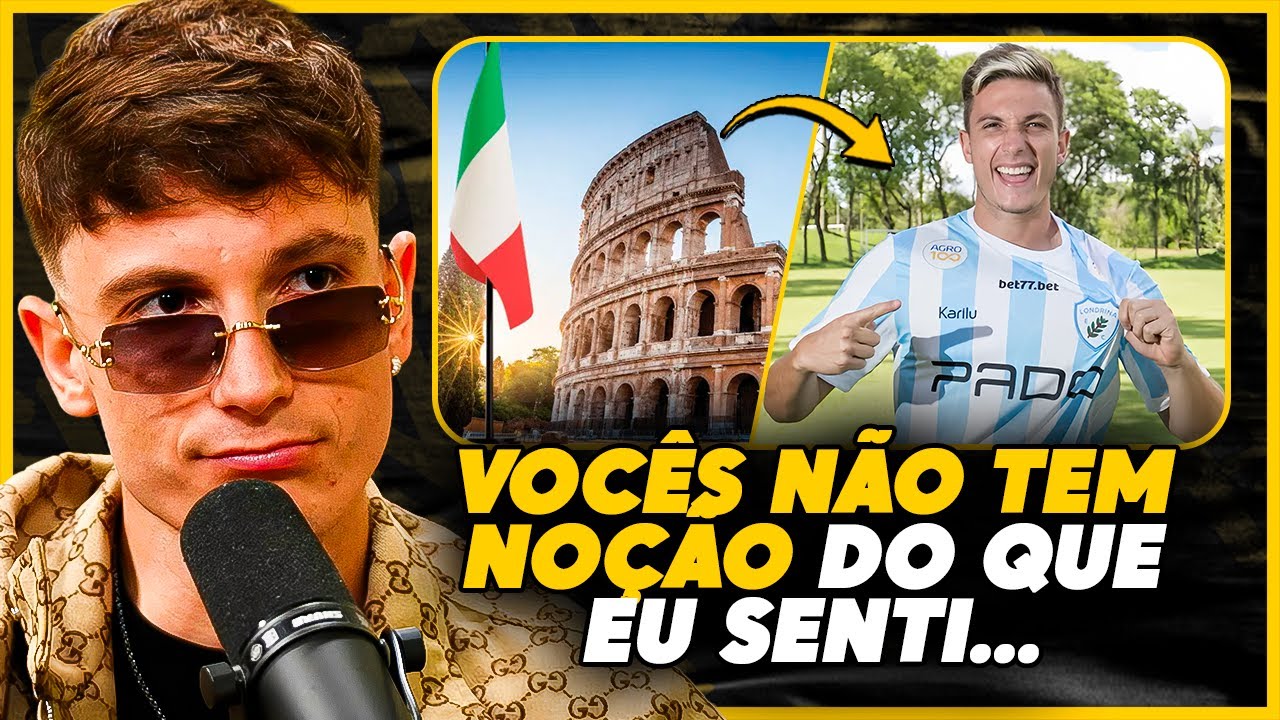 A HUMILHAÇÃO que JUNINHO MANELLA viveu na ITÁLIA