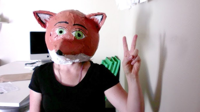 Paper Mache Recipe: How To Make An Animal Mask