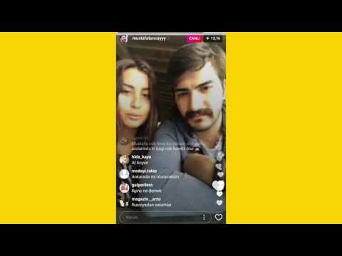 Ceyda ve mustafa istegram canlı yayında ceyda kırıcı mustafa tuncay