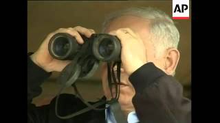 Netanyahu tours Egypt border, comments on planned fence