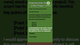 Proposal Letter for a New Project II Boss Letter ✉ II #education #radhe #radhakrishna