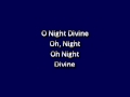 Christmas song O Holy Night karaoke