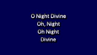 Christmas song O Holy Night karaoke chords