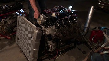 First start up LS3 on test stand Starlett