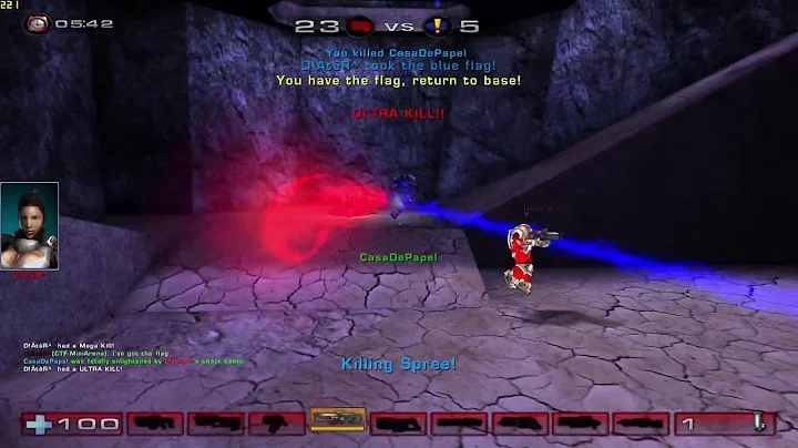 UT2004 ICTF miniarena 2x ultra kill (Pov D!ÄtêR)