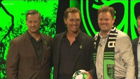Matthew McConaughey announced as an Austin FC owner | KVUE