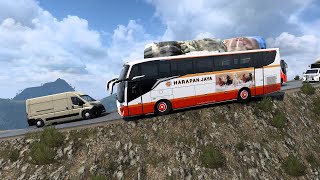 #90 Bus Driver Skills: Overcoming Unexpected Road Obstacles [HD,2K]