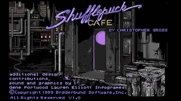 Shufflepuck Cafe (Amiga 50Hz) - Intro / Attract Mode