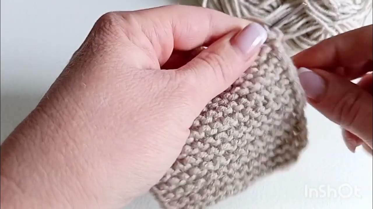Идеальная красивая кромка для вязания. Полезности для вязания #knitting ...