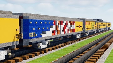 Minecraft Union Pacific Coaches Tutorial Part 1