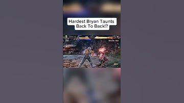 Hardest Bryan taunts back to back!? #tekken8 #t8 #tekken #bryan #bryanfury #tju #fgc #taunt #pc