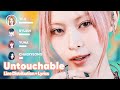 Itzy  untouchable line distribution  lyrics karaoke patreon requested