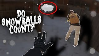 USING SNOWBALLS IN AIRSOFT! DOES IT COUNT??? screenshot 4