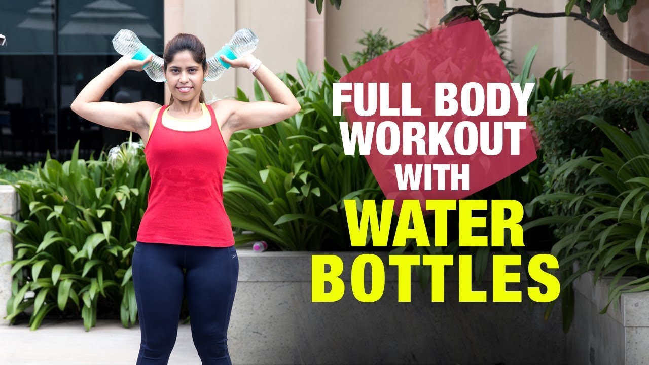 4 At-Home Workouts Using Water Bottles 