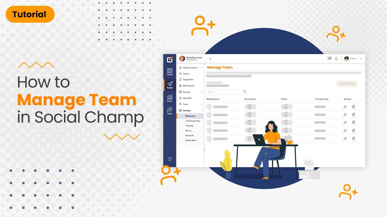 Learn How to Manage Team in Social Champ - Tutorial
