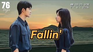 Fallin' - Isaac Hong - Ost Queen of tears - lyrics terjemahan  #lagu76 #lyrics